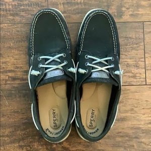Women’s blue sperrys - size 12